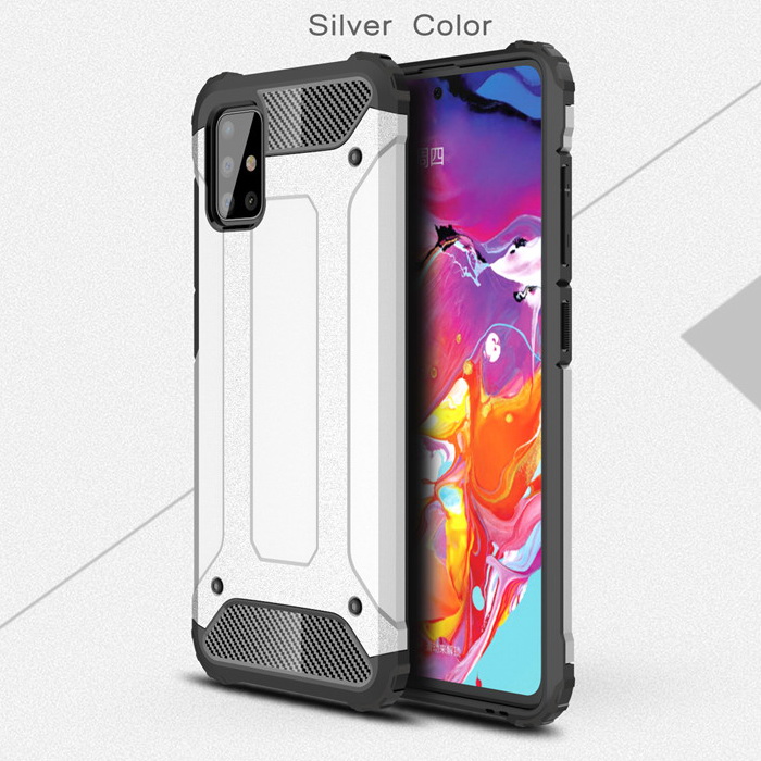Case Samsung Galaxy S10 Lite #เคสฝาหลังเกราะป้องกัน ไฮบริด พลาสติก+TPU Heavy Duty Rugged Hybrid