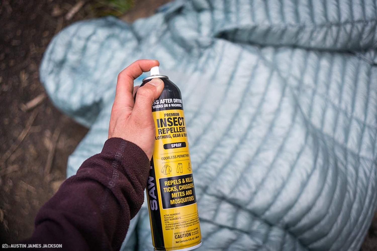 Sawyer® Premium Insect Repellent Clothing Gear Tents Spray สเปรย์ไล่แมลง สำหรับเสื้อผ้า เบาะ เต็นท์ ระดับพรีเมียม