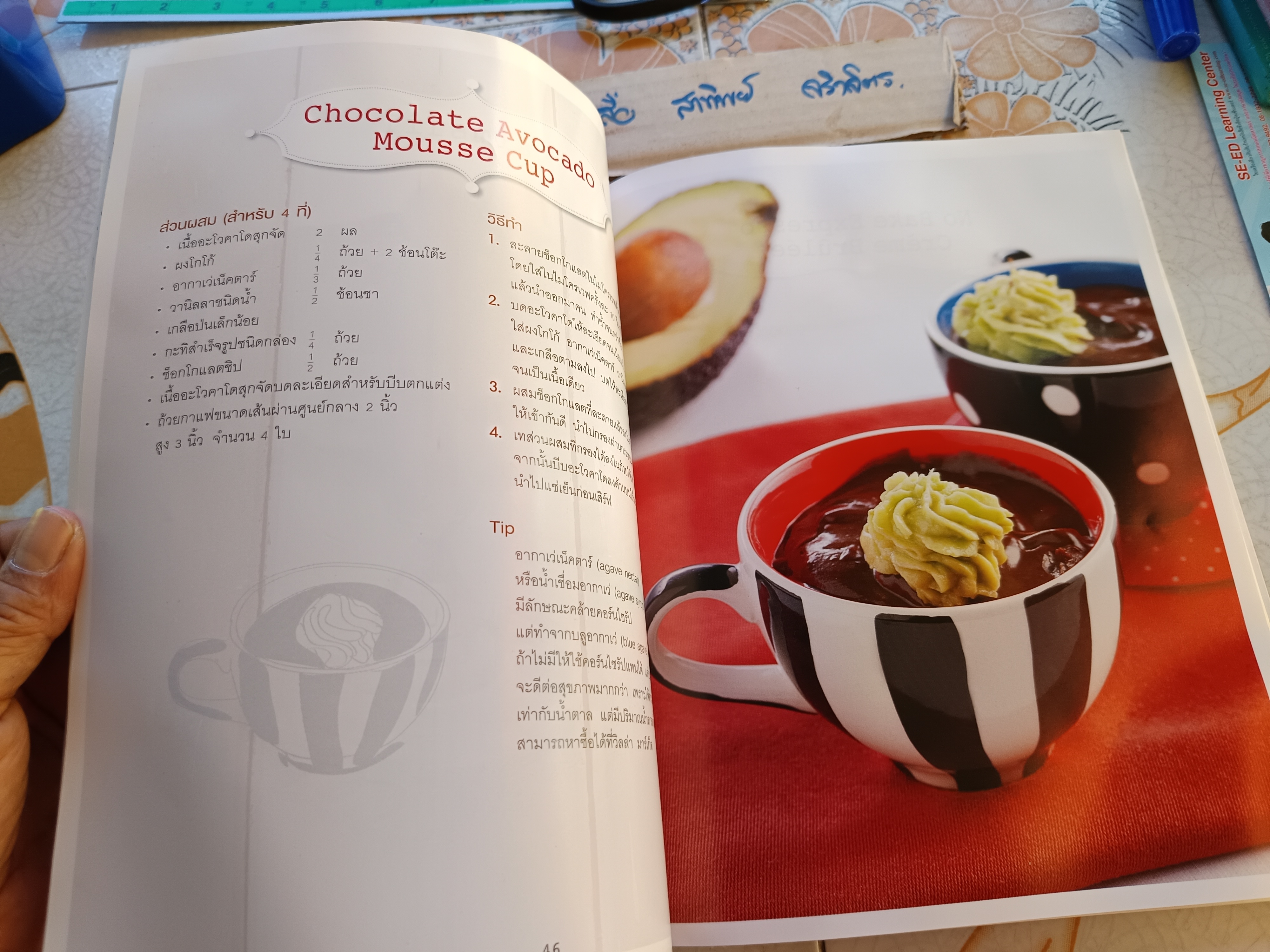 Dessert in a Cup โดย นวณัฐ ศรียุกต์สิริ (Jelly Jan) พิมพ์ครั้งแรกพ.ศ 2557