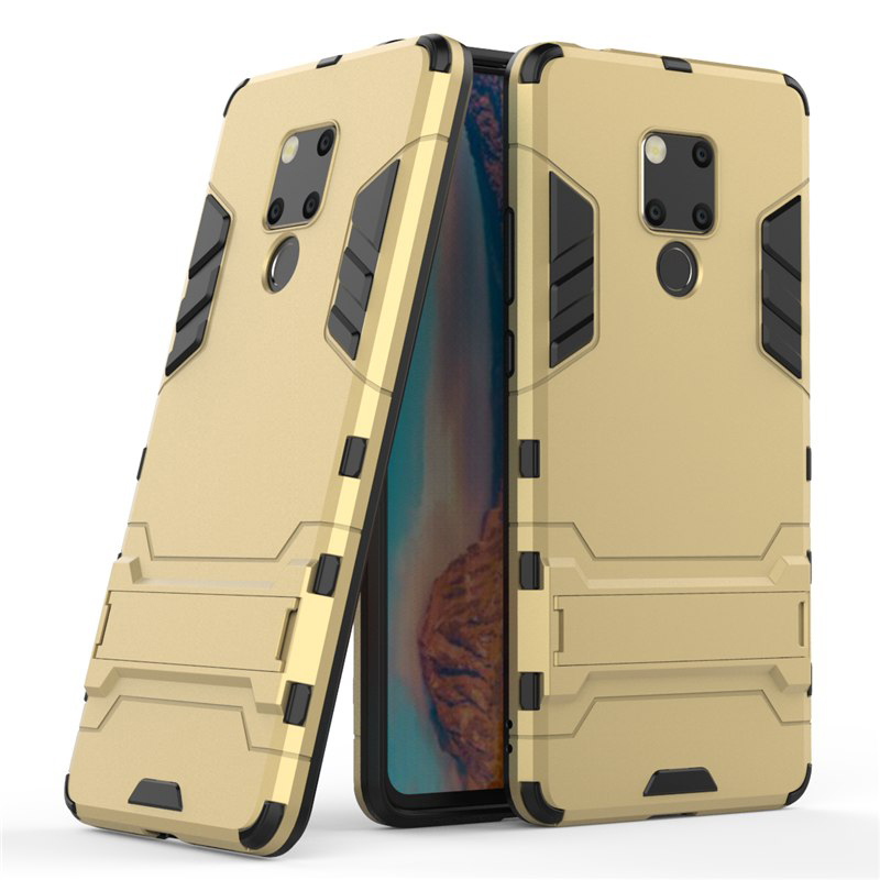 เคส Huawei Mate 20 X #เคสฝาหลังพลาสติก ไฮบริด TPU + Kickstandสีสันสวยงามทันสมัย