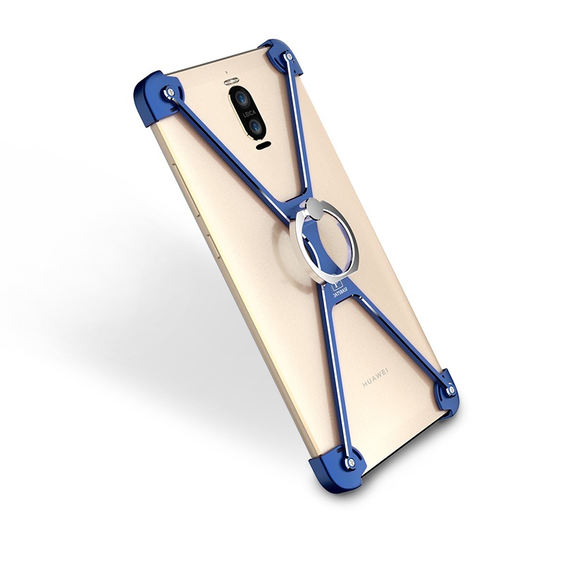 Case Huawei Mate 9 Pro โครงโลหะ OATSBASF X Shaped Metal Frame มีแหวนสวม