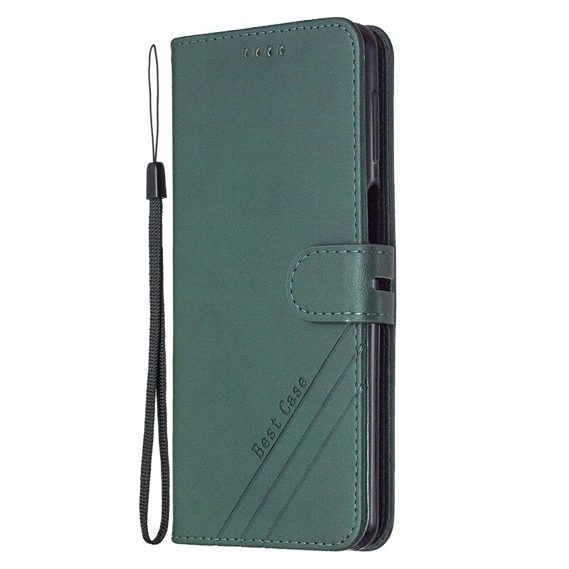 Case Samsung Galaxy S21+ #เคสฝาพับสไตล์กระเป๋าสตางค์หนัง PU มีสายคล้องมือ