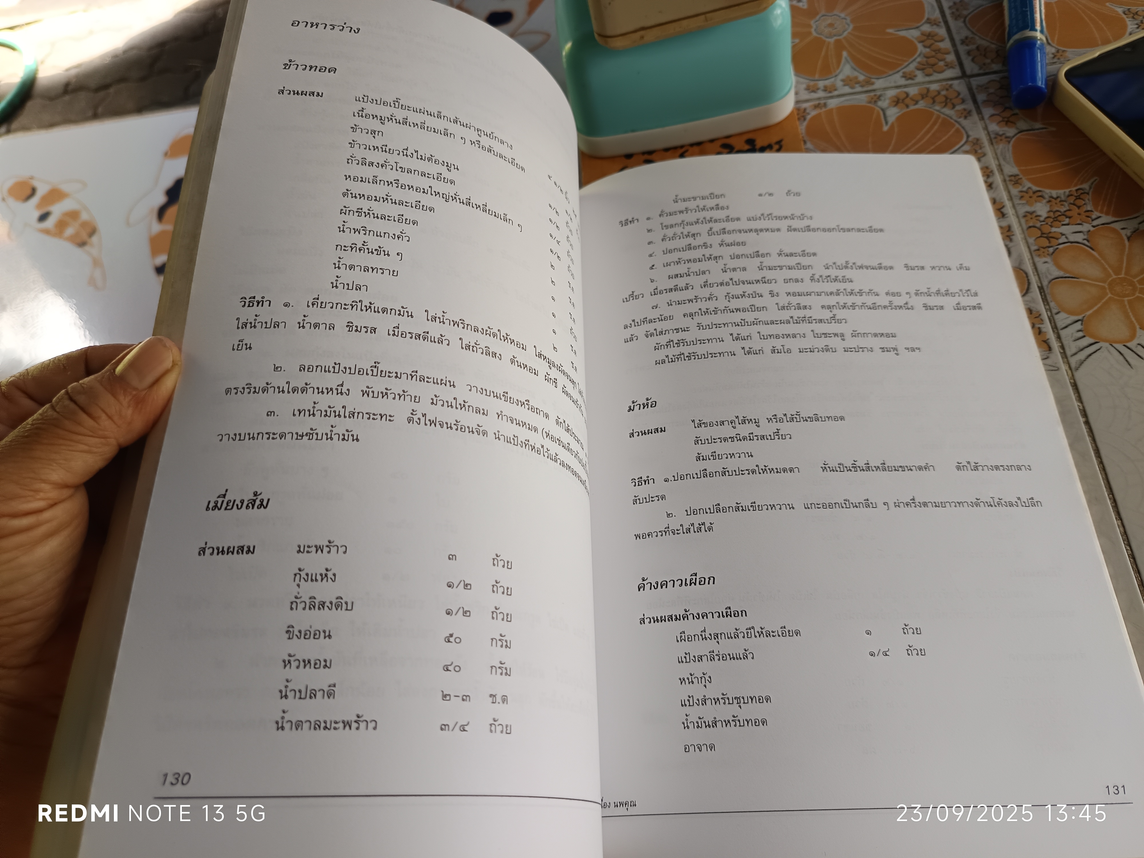 หนังสืออนุสรณ์ คุณหญิงเนื่อง นพคุณ / ตำราอาหาร โดย อ.สุภรณ์ พจนมณี