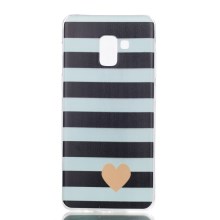 เคส Samsung A8 (2018) #เคสฝาหลัง TPU นิ่มใสพิมพ์ลาย Pattern Printing Soft TPU Cellphone Case ลายน่ารักๆ