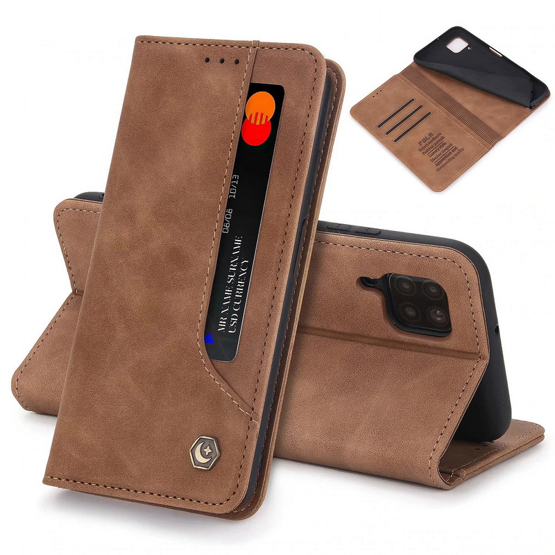 เคส Samsung Galaxy A42 5G หนัง PU #เคสสไตล์กระเป๋าสตางค์พร้อมช่องใส่การ์ด Luxury Flip Stand Card Phone Leather Wallet Cover Casing