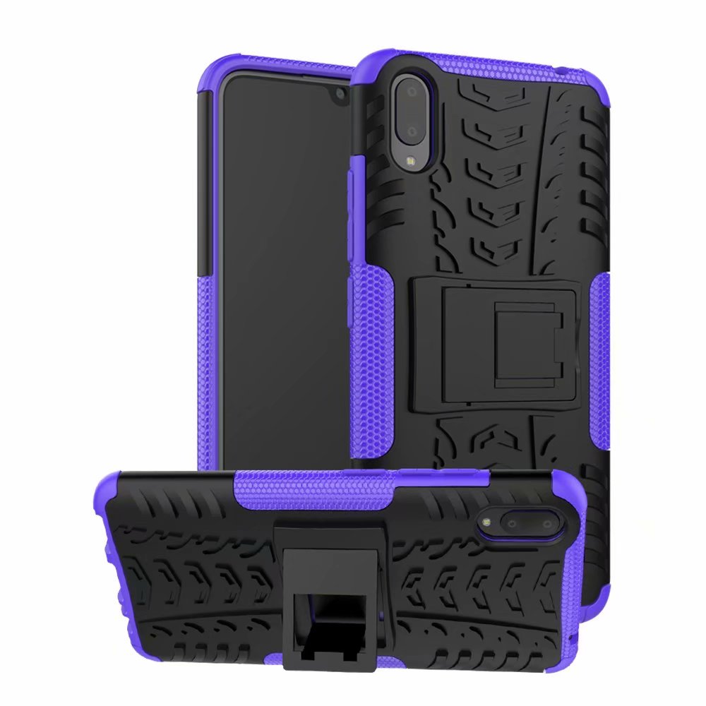 เคส vivo V11 / V11 Pro #เคสฝาหลังกันลื่น Cool Tyre Pattern Kickstand (PC + TPU)