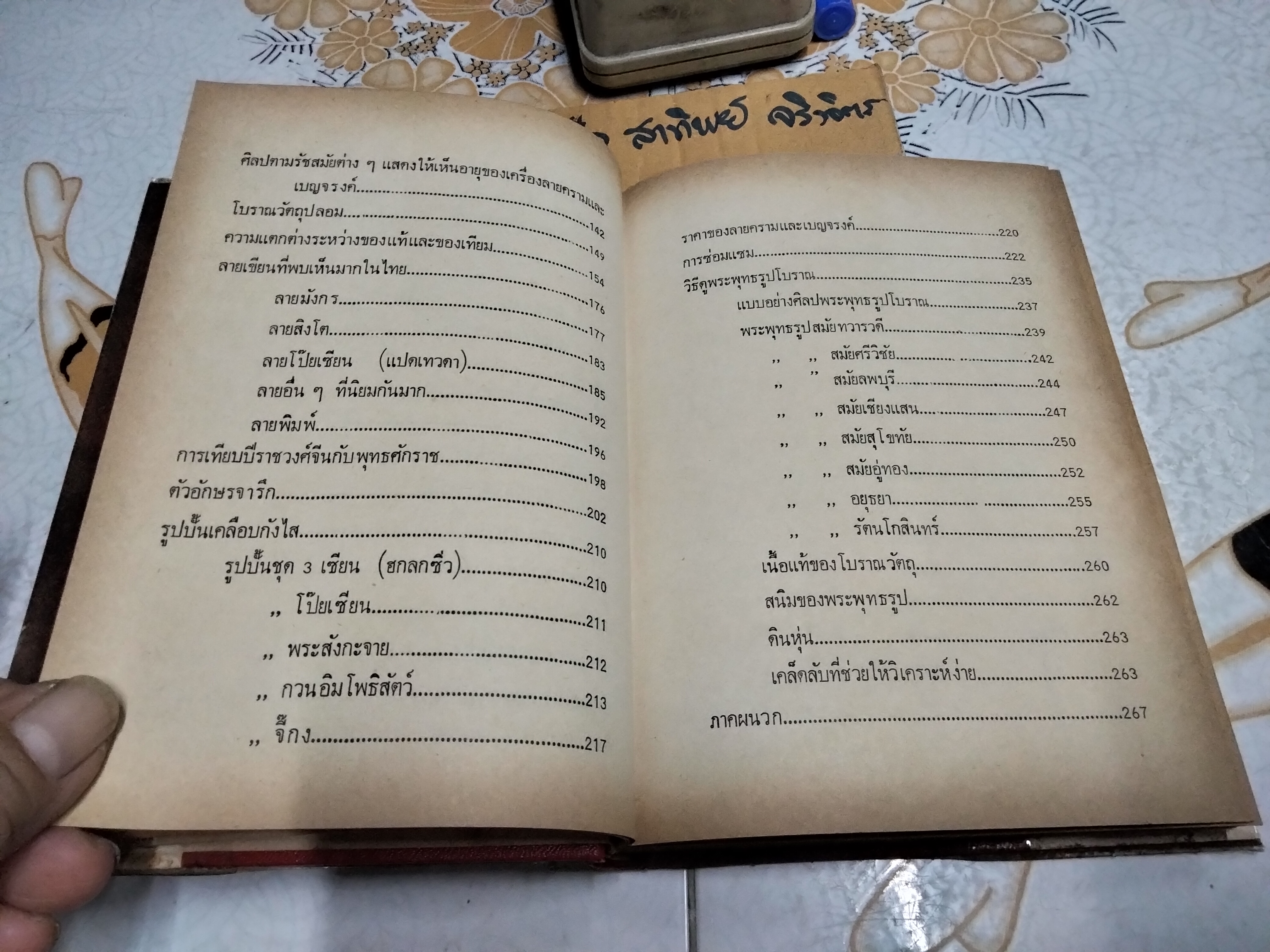 วิธีดูลายคราม-เบญจรงค์ ดูพระพุทธรูปโบราณแท้-ปลอม โดย ป.เหมชะญาติ พิมพ์ พ.ศ. 2517