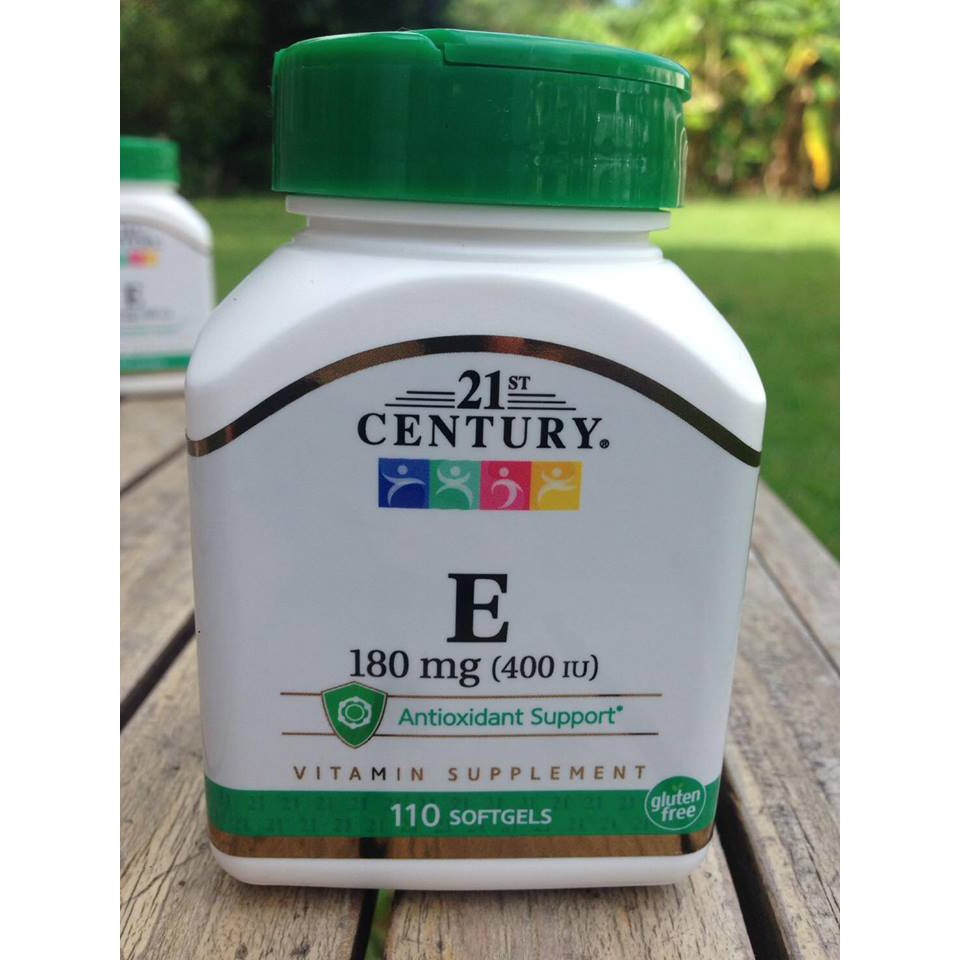 21st Century® Vitamin E-400IU 110 Softgels วิตามินอี ารต้านอนุมูลอิสระ (Antioxidant)