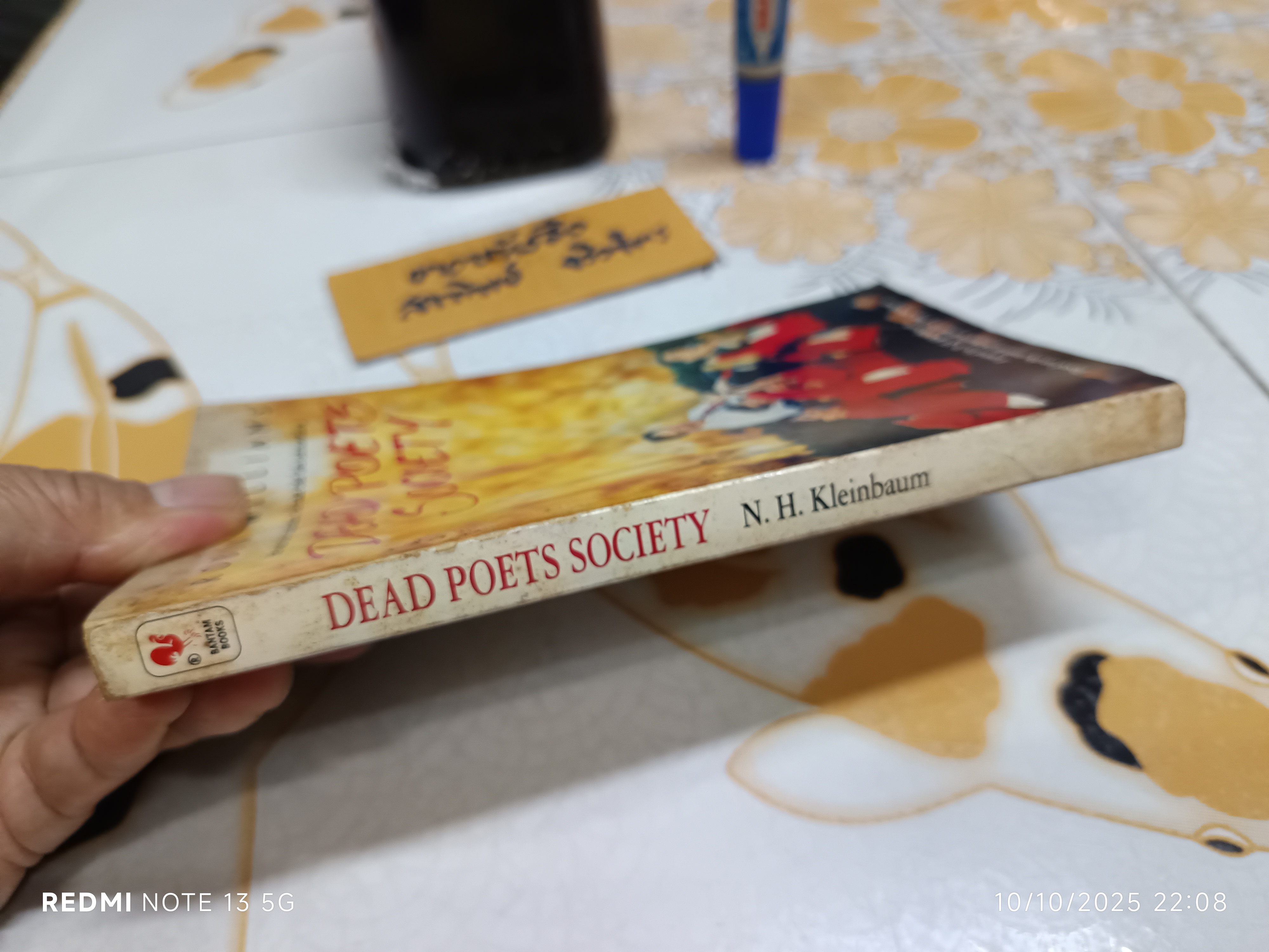 Dead Poets Society A novel by N. H. Kleinbaum 1995 **สินค้าหมด**