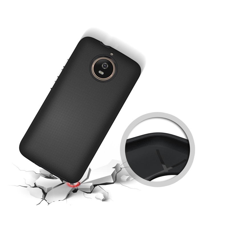 Case Moto G5S plus 5.5 นิ้ว #เคสฝาหลังเกราะป้องกัน Hybrid PC+TPU Armor Mobile Case