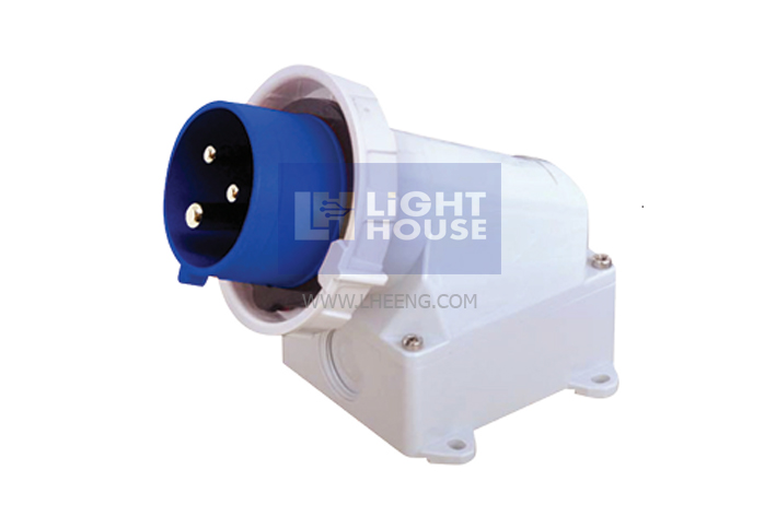 DKN-5131 "DAKO PLUG" ปลั๊กตัวผู้ติดลอยกันน้ำ 2P+E 16A 230V IP67