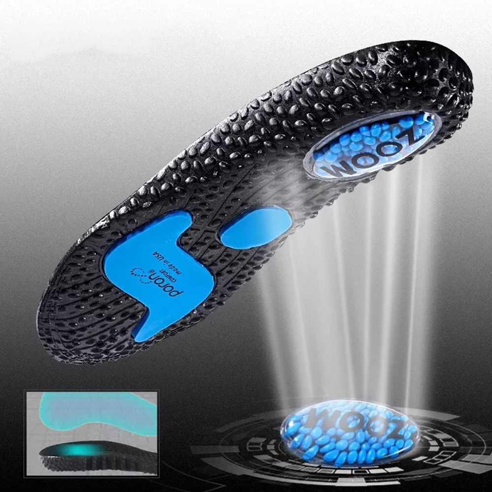 แผ่นรองพื้นรองเท้ากันกระแทก สำหรับวิ่ง Sport Poron Insoles (O7)