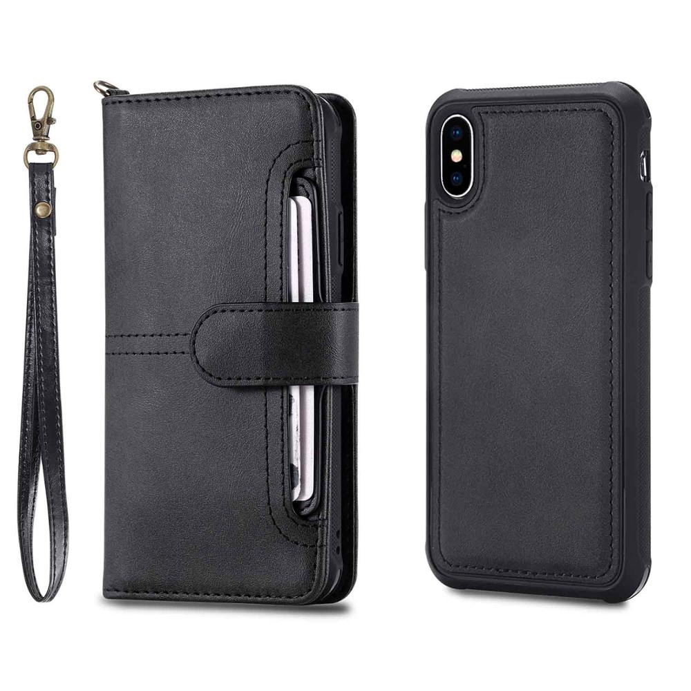 Case iPhone 11 Pro Max #เคสฝาพับแบบกระเป๋าสตางค์แยกชิ้นได้