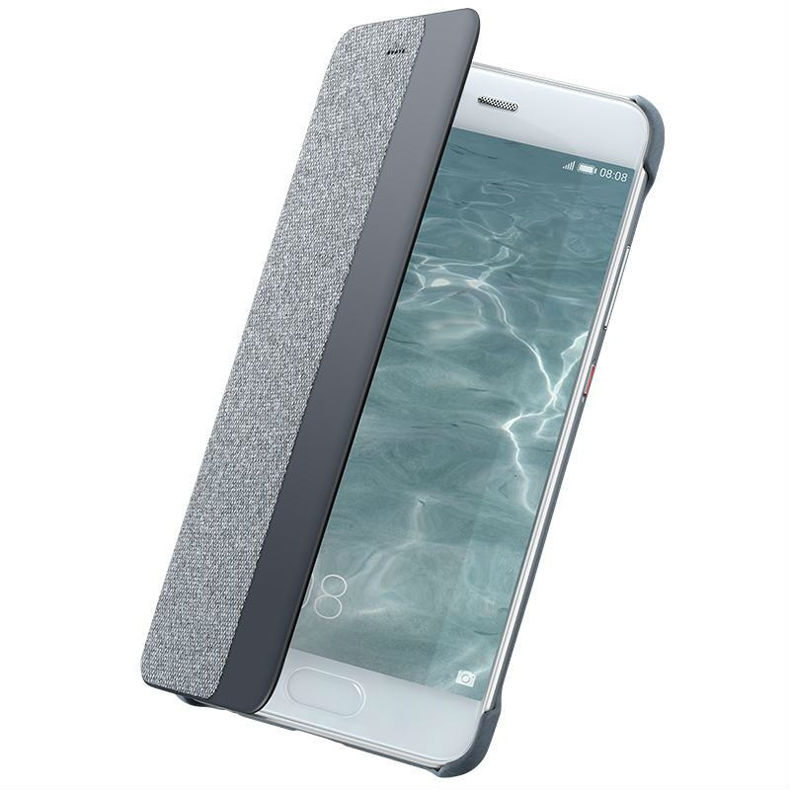 เคส Huawei P10 Plus เคสฝาพับ TPU OEM HUAWEI Side Window Smart Leather