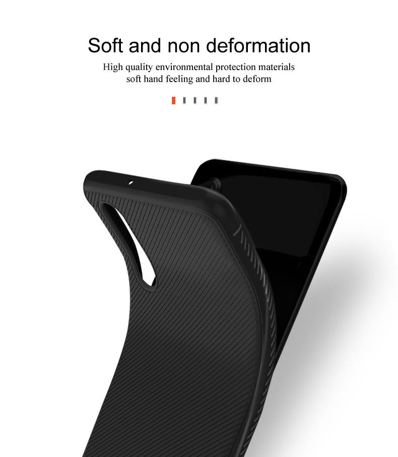 Case Huawei P30 #เคสฝาหลัง TPU นิ่ม LENUO Twill Texture TPU
