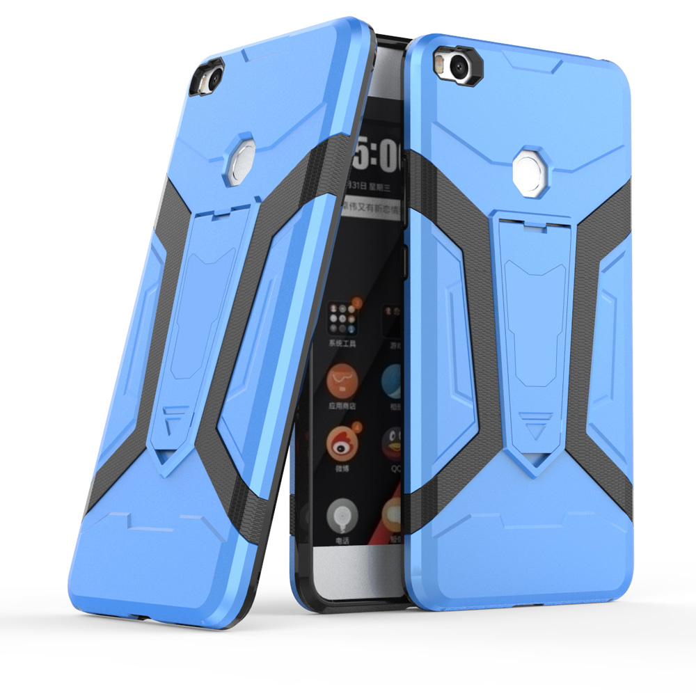 เคส Xiaomi Mi Max 2 #เคสฝาหลังไฮบริด TPU+PC พร้อม Kickstand ขาตั้งในตัวสีสันสวยงาม