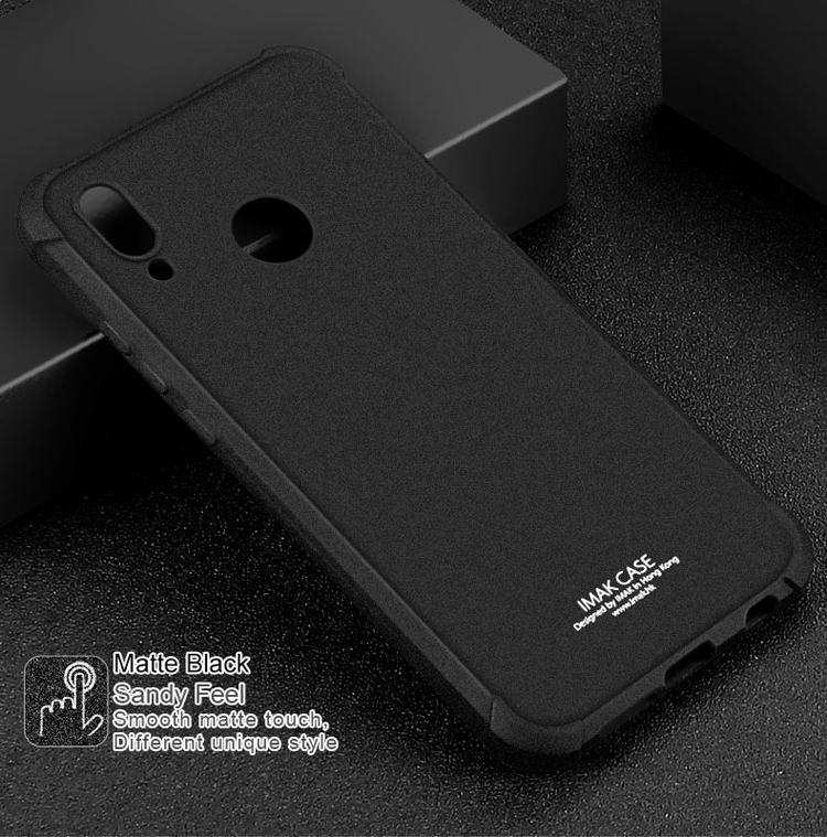 เคส Huawei P20 Lite #เคสฝาหลัง Skin Feel Anti-drop TPU Case + Explosion-proof Screen Film
