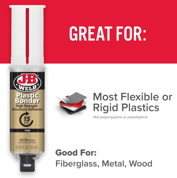 (J-B Weld) Plastic Bonder And PlasticWeld 25ml อีพ็อกซี่ กาวติดพลาสติก กาวอุดช่องว่าง กาวเชื่อม