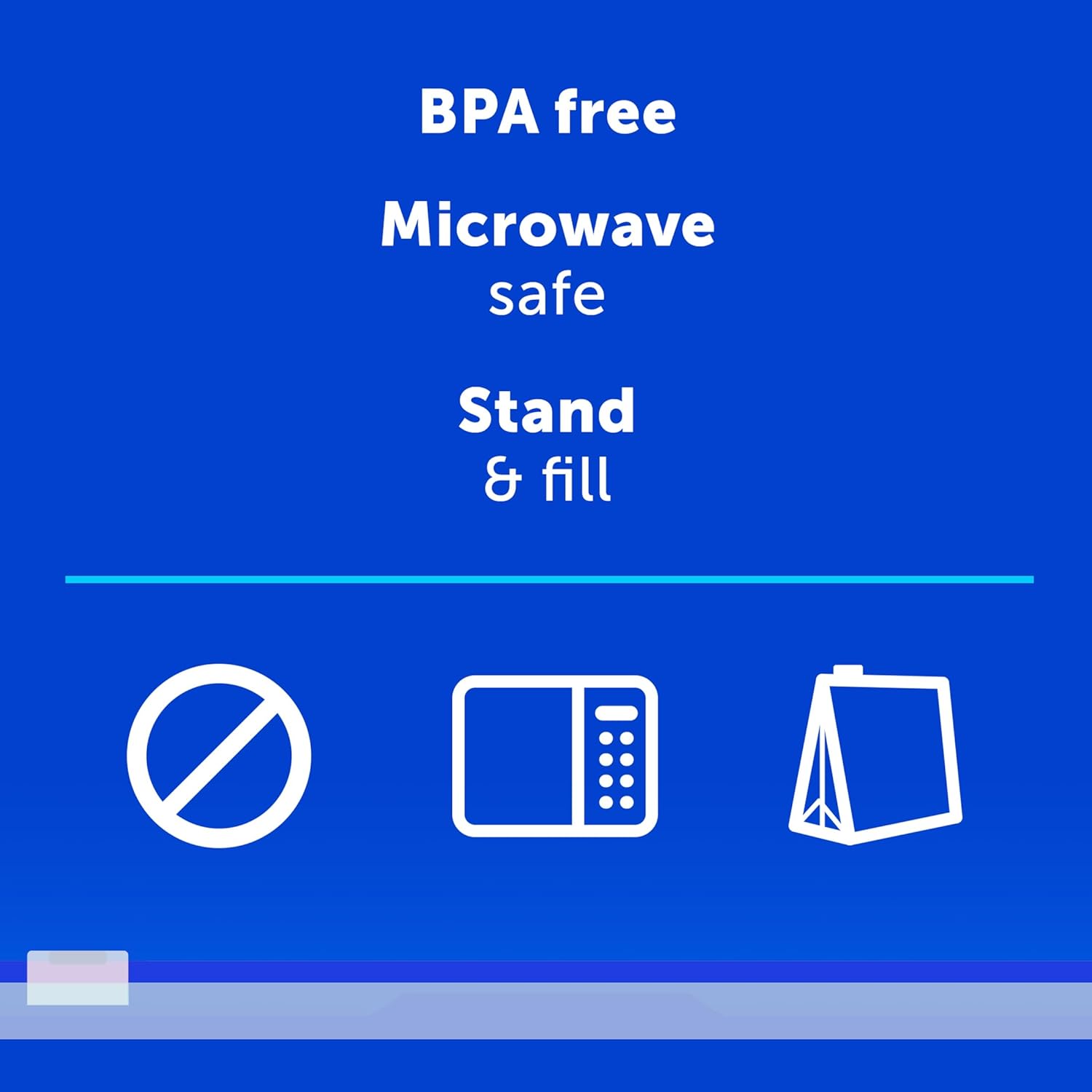 Ziploc® Freezer Quart Slider 34,75 Bags Power Shield Technology ถุงเก็บอาหาร ถุงอเนกประสงค์