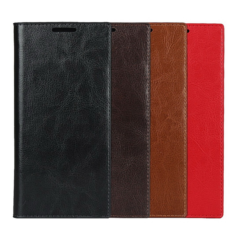 Case Samsung Galaxy Note 20 Ultra / Note 20 Ultra 5G #เคสฝาพับหนังแท้แบบกระเป๋าสตางค์คุณภาพดี Crazy Horse Genuine Leather Cover