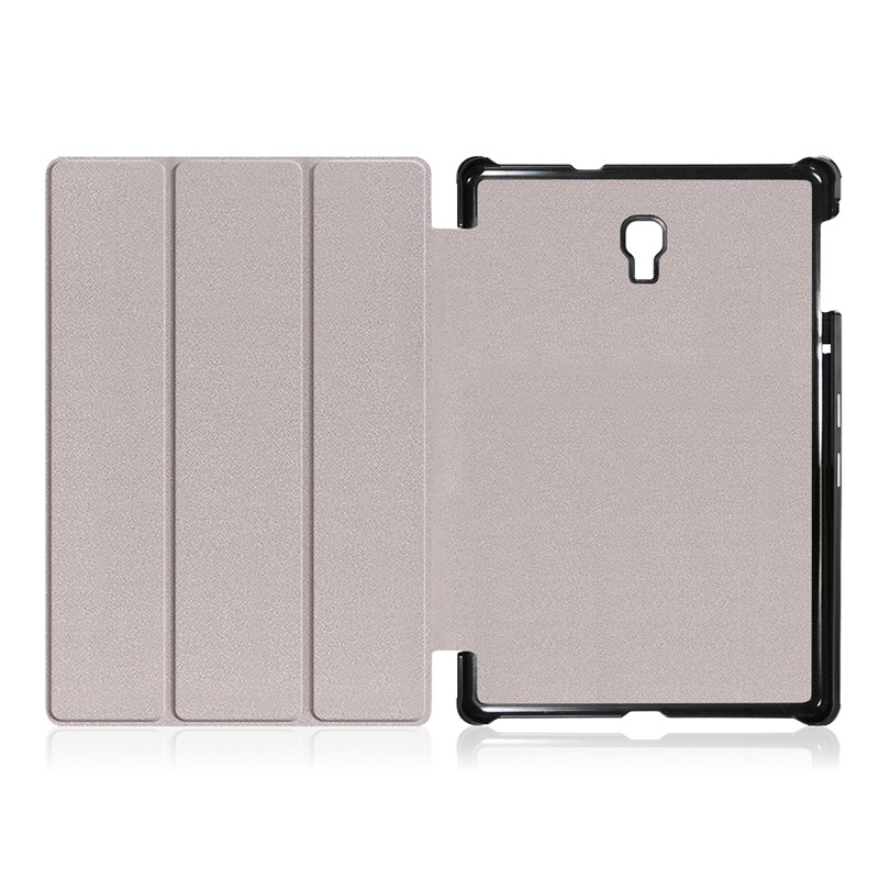 Case Samsung Galaxy Tab S4 10.5 (SM-T380 / T835 / T837) #เคสฝาพับแบบ 3 พับ PU Leather Tri-fold Stand