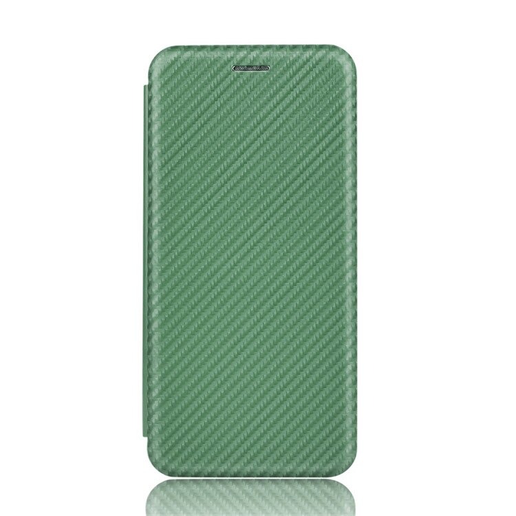 เคส Huawei Y7a #เคสฝาพับลายคาร์บอนไฟเบอร์มีช่องใส่การ์ด Carbon Fiber Wallet Card Slot Magnet Stand Phone Cover