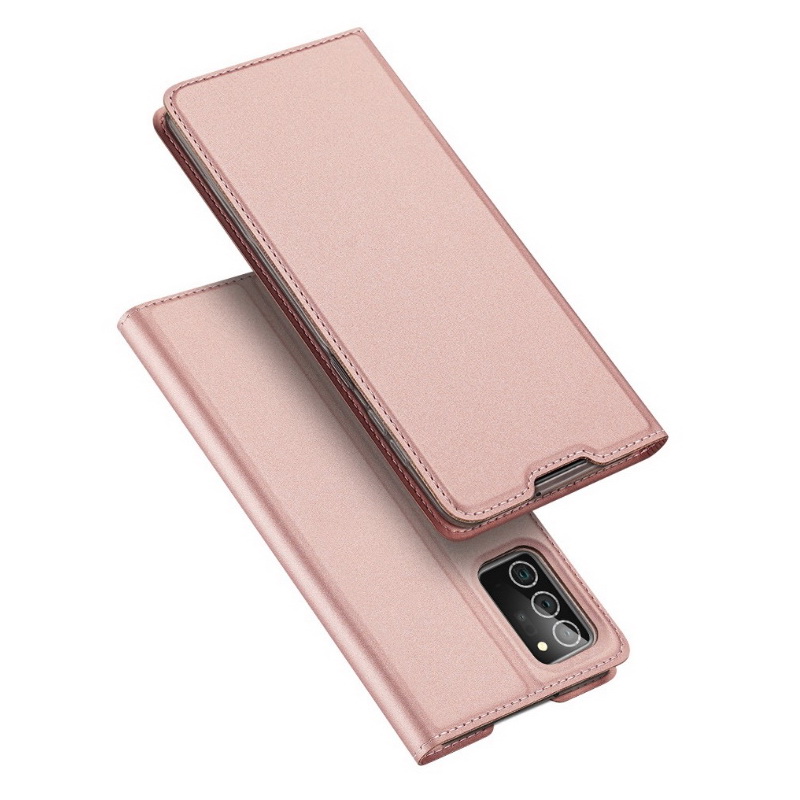 Case Samsung Galaxy Note 20 / Note 20 5G #เคสฝาพับหนัง PU DUX DUCIS Skin Pro Series Auto-absorbed PU Leather คุณภาพดี
