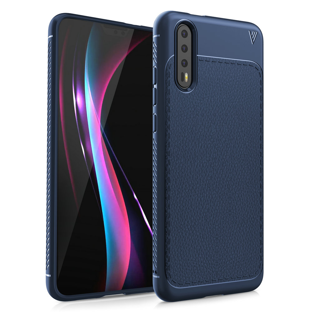 Case Huawei P20 IVSO Gentry Series #เคสฝาหลัง TPU ลายผิวเคลือบหนัง PU คุณภาพดี