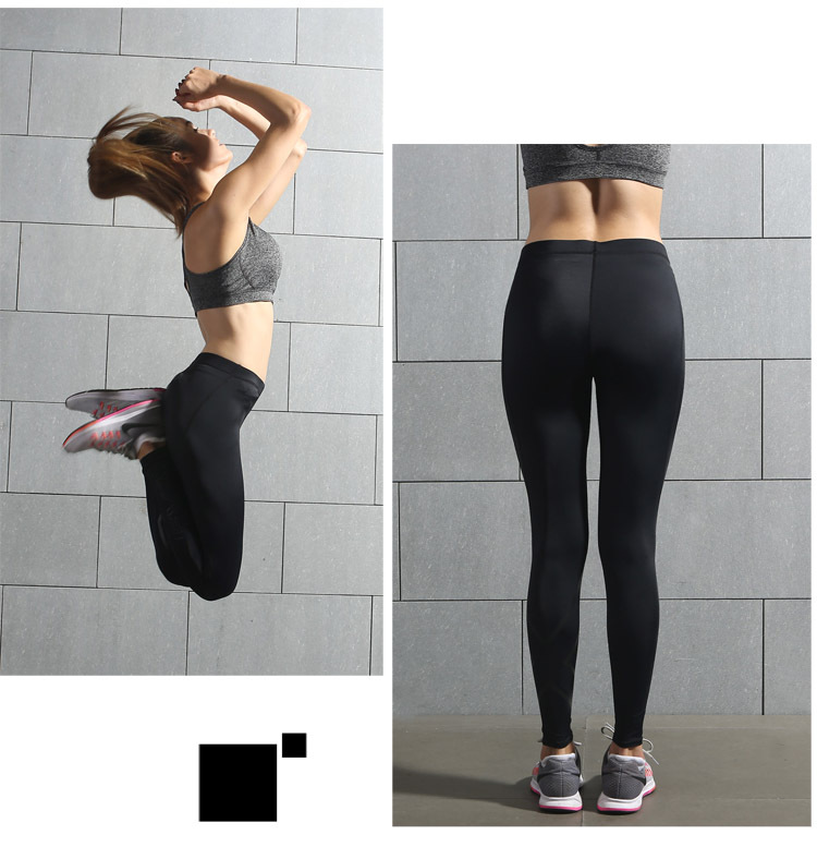 กางเกงวิ่งรัดกล้ามเนื้อผู้หญิง สำหรับวิ่ง ฟิตเนส เล่นโยคะ EVS Women Compression (G18)
