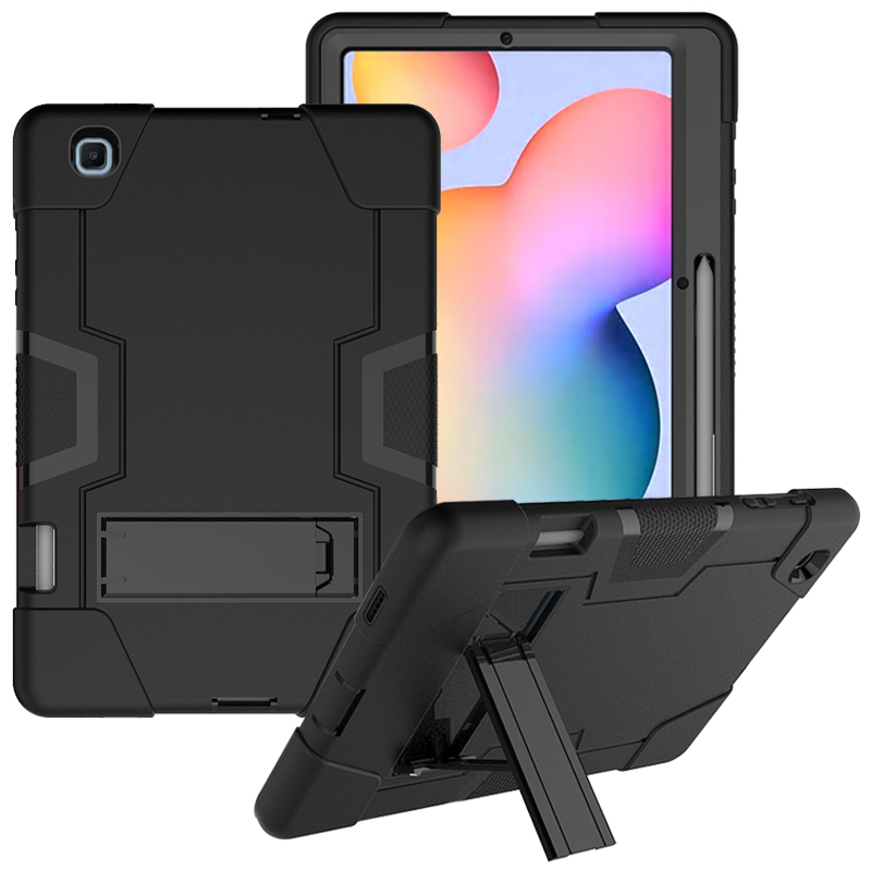 Case Samsung Galaxy Tab S6 Lite 10.4 SM-P610 SM-P615 SM-P617 #เคสฝาหลังกันกระแทก Full Protection Case 3 in 1 Bracket S-pen Slot