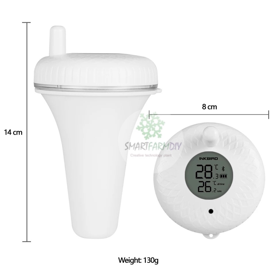 เซนเซอร์วัดอุณหภูมิแบบไม่สัมผัส Inkbird Bluetooth FloatingThermometer, Indoor & Outdoor Floating