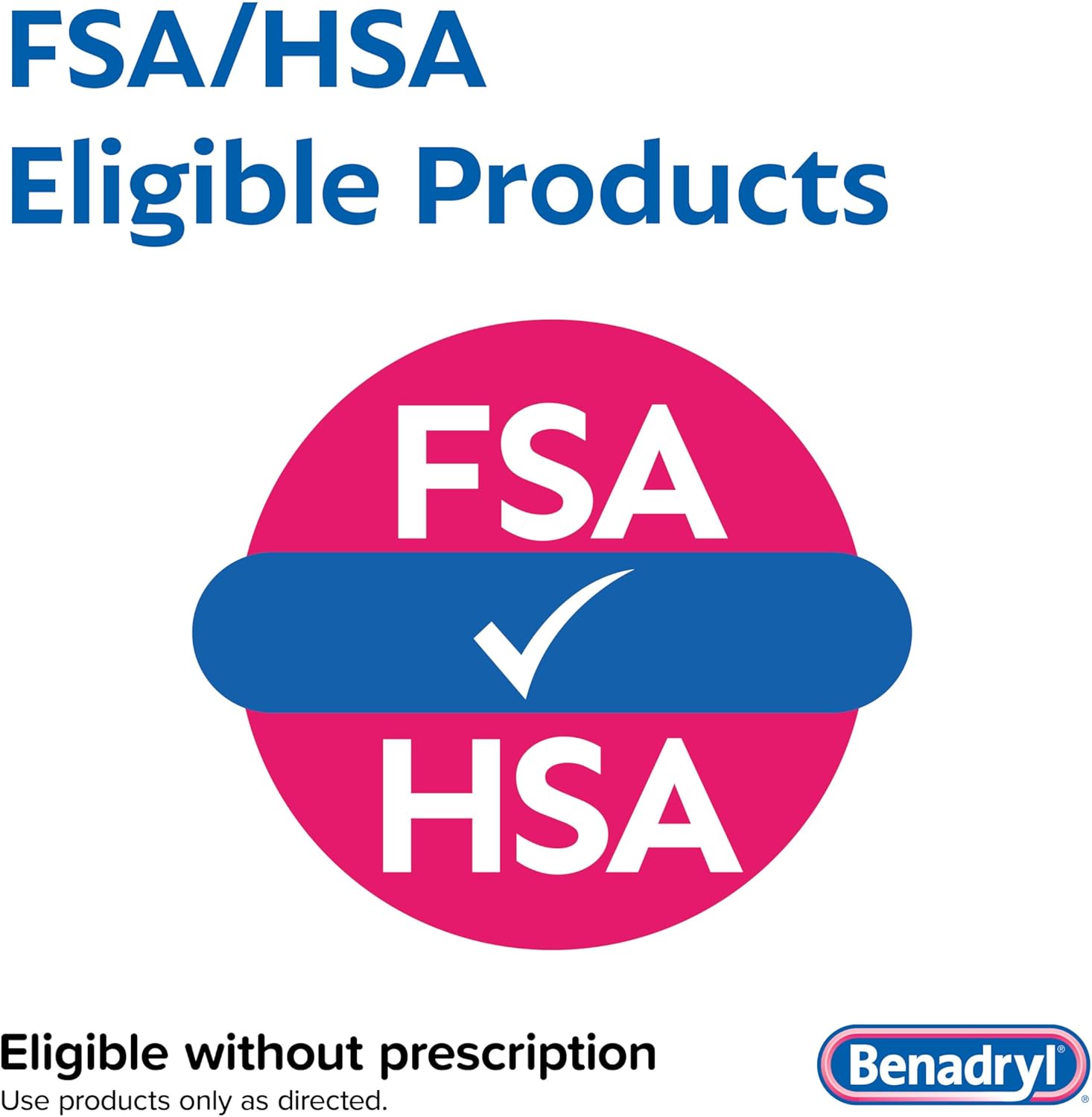 80% Sale!! Exp.07/2025 Benadryl® Ultratabs Allergy Relief Medicine 25 mg,100 Tablets. ยาแก้แพ้ ดิเฟนไฮดรามีน 25 มก.