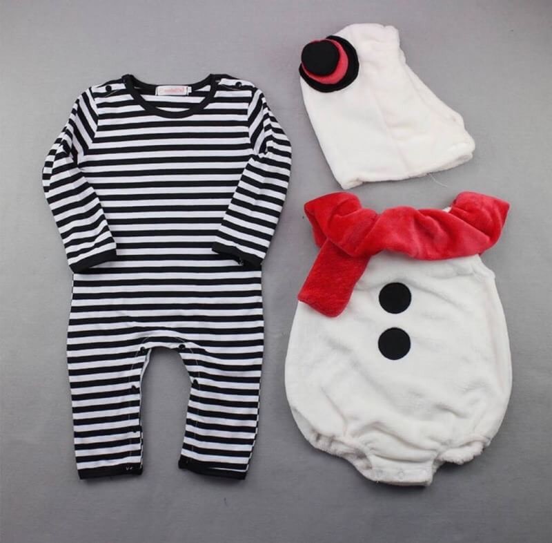 ชุดเด็ก set บอดี้สูท Snowman