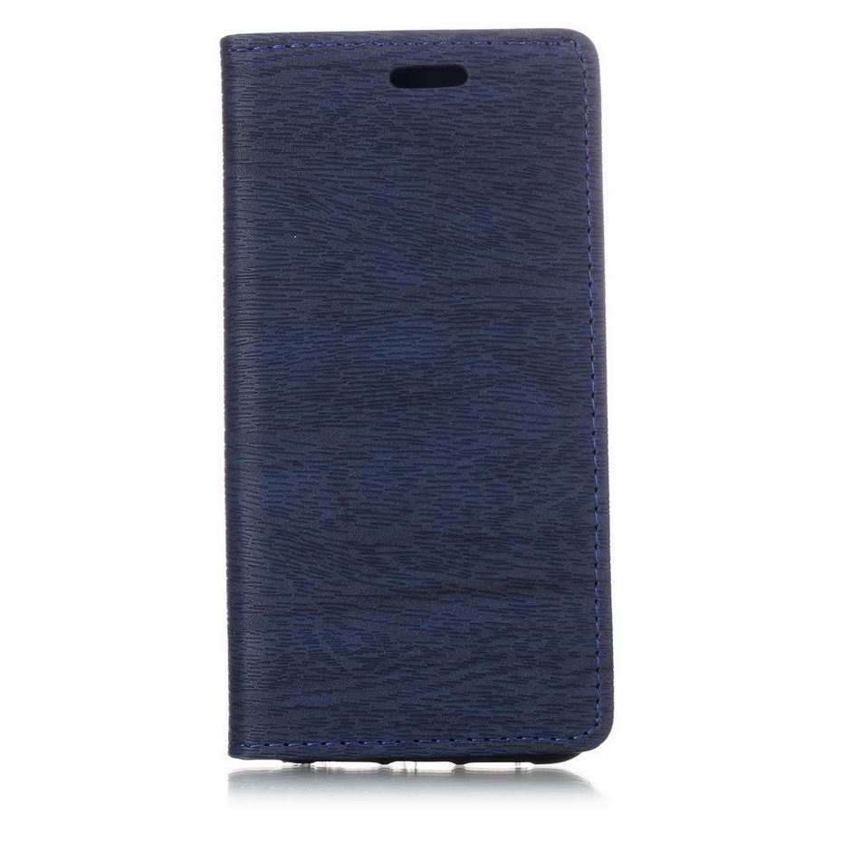 เคส Huawei P20 #เคสฝาพับหนัง PU พื้นผิวลายเนื้อไม้ Wood Texture Leather