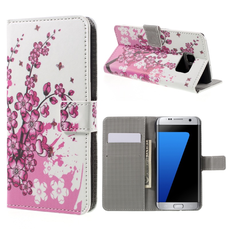 Case Samsung S7 edge สไตล์กระเป๋าสตางค์พับตั้งได้