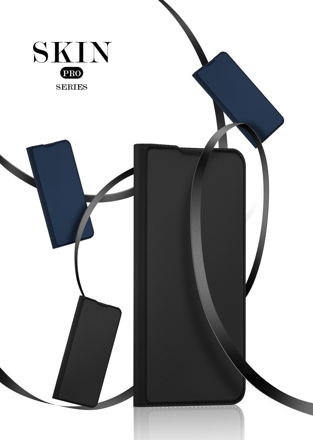 เคส OPPO Reno 4 Pro 5G #เคสฝาพับหนัง PU DUX DUCIS Skin Pro Series Auto-absorbed PU Leather คุณภาพดี