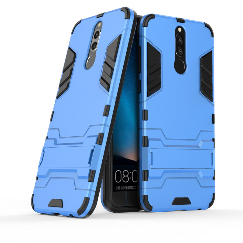 Case Huawei nova 2i #เคสฝาหลัง Cool Guard ไฮบริด พลาสติก+TPU มีขาตั้งในตัว รูปแบบสวยงามทันสมัย