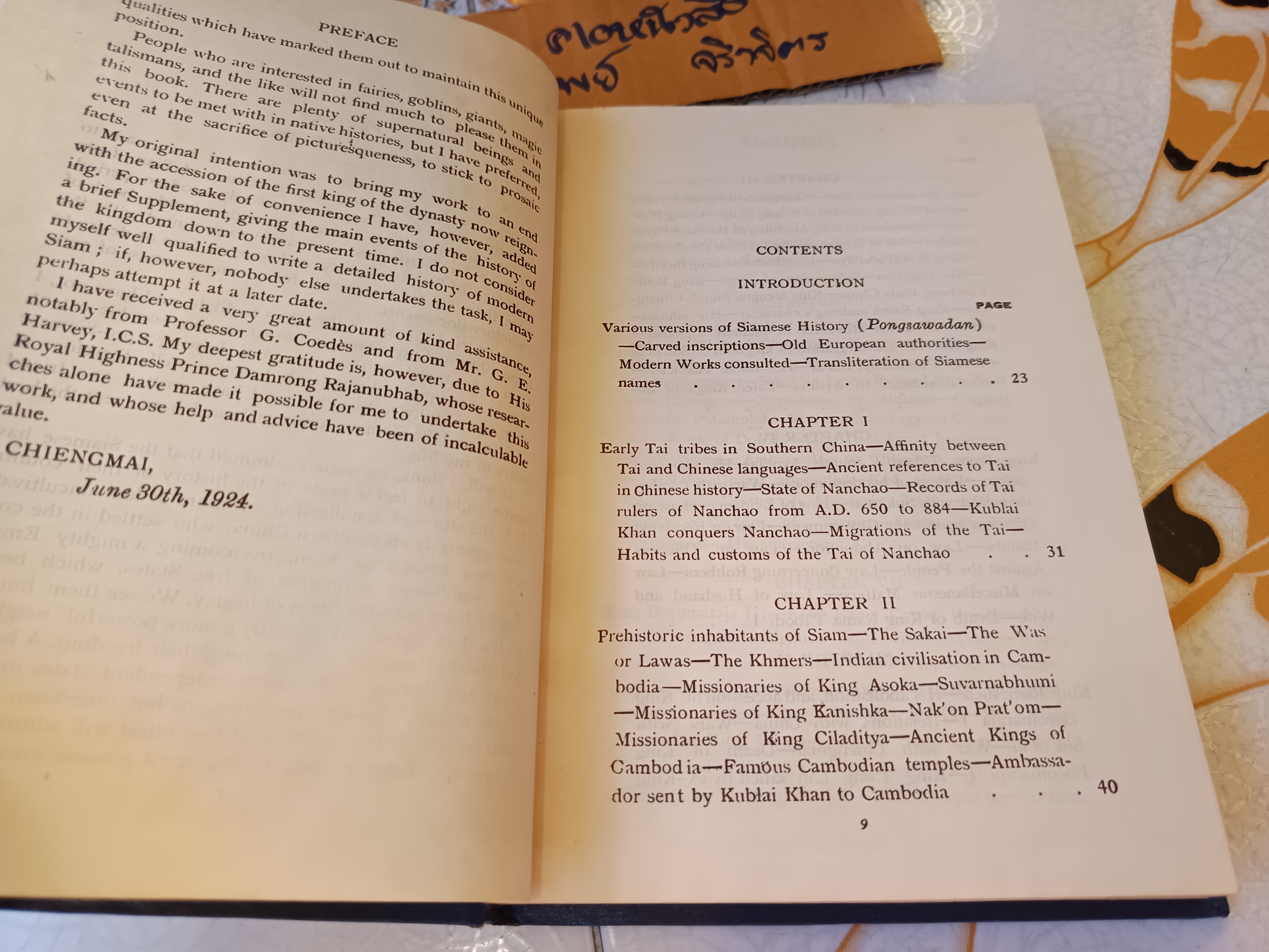 A History of Siam - W.A.R. Wood - Chalermnit Press , Bangkok , reprint 1982