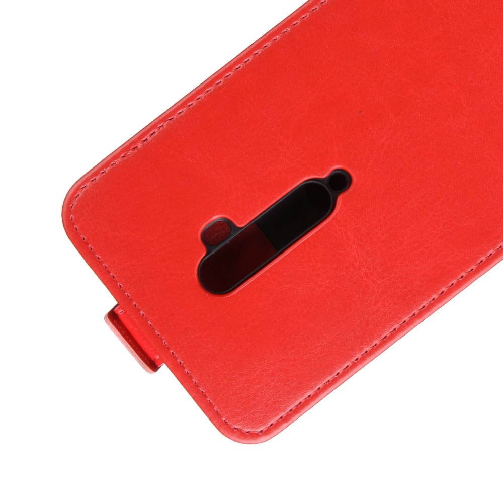 เคส OPPO Reno 2 #เคสฝาพับแนวตั้งหนัง PU ผิวหนังม้า Crazy Horse Skin Leather