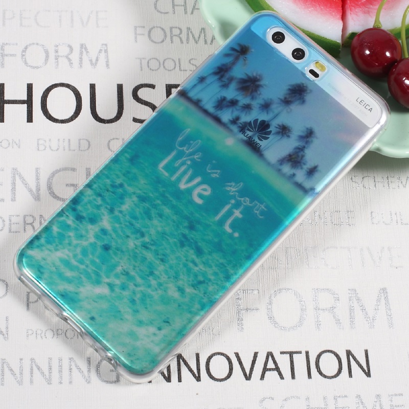 เคส Huawei P10 #เคสฝาหลัง TPU นิ่มใสพิมพ์ลายสวยงาม