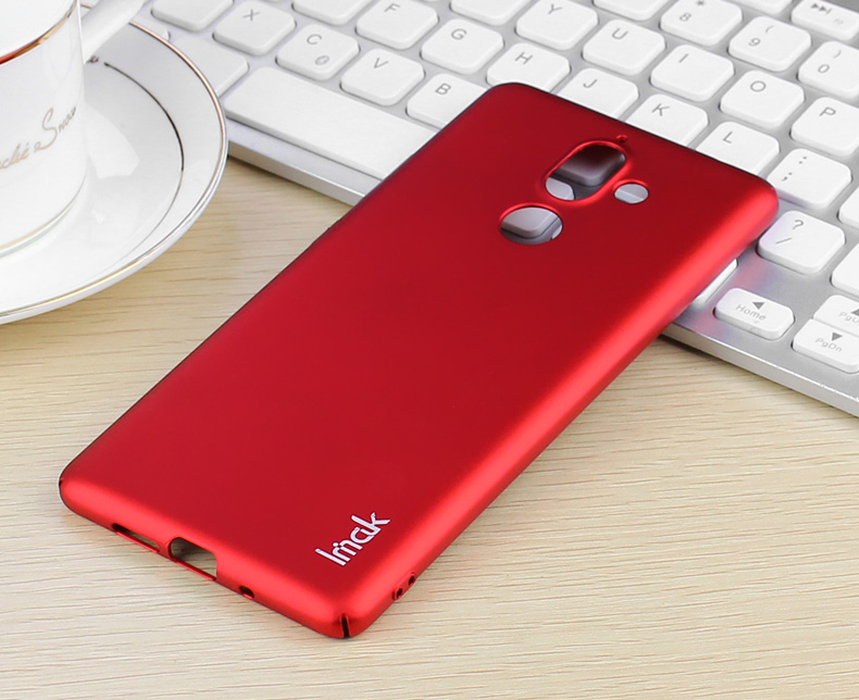 Case Nokia 7 plus #เคสฝาหลังพลาสติกแข็ง IMAK Jazz Skin Feel Hard Shell + ฟิล์มป้องกันหน้าจอ
