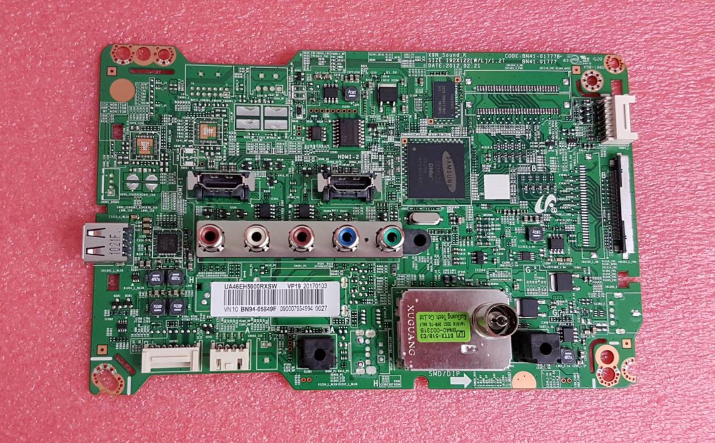 BN94-05849F BN94-05547V BN94-05764Z BN94-05849G ASSY PCB MAIN;AH-UA46EH5000RXXT