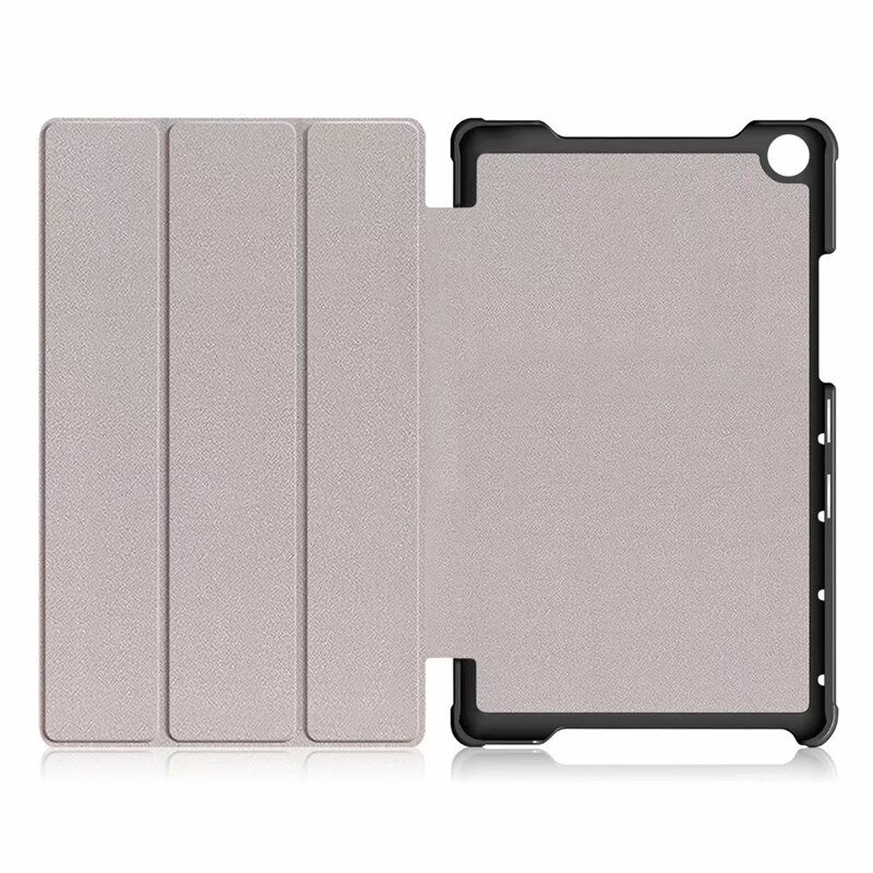 Case Huawei MediaPad M5 8.4 นิ้ว #เคสฝาพับหนัง PU แบบพับ 3 พับ Tri-fold Stand Flip Leather Case