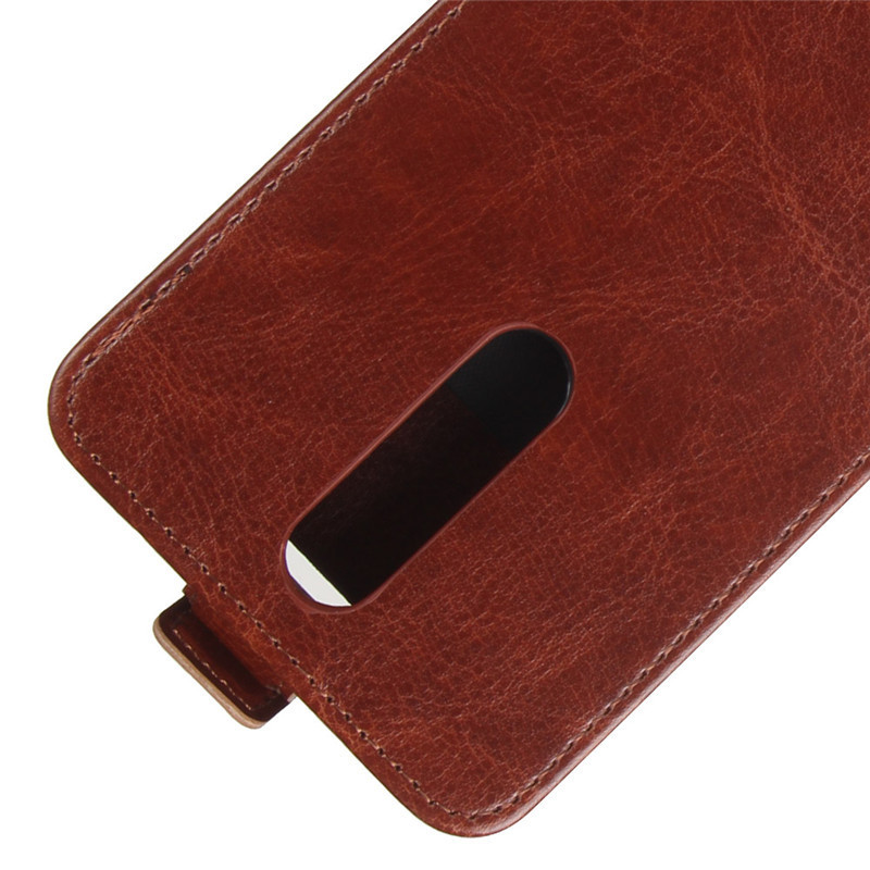Case Nokia 8 #เคสฝาพับแนวตั้งผิวหนังม้า Crazy Horse Skin Leather สวยงามทันสมัย