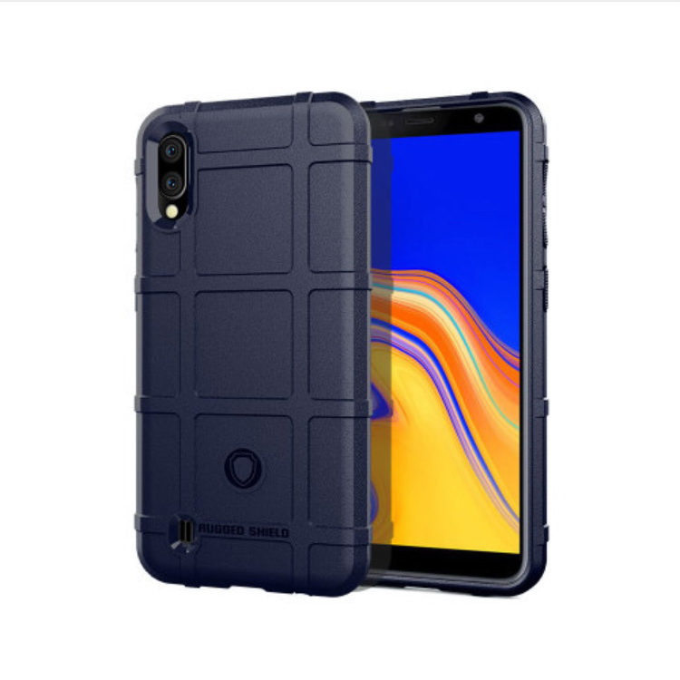 Case Samsung Galaxy A10 #เคสฝาหลัง Rugged Shield Series Soft Silicone Shock Absorption Matte กันกระแทก