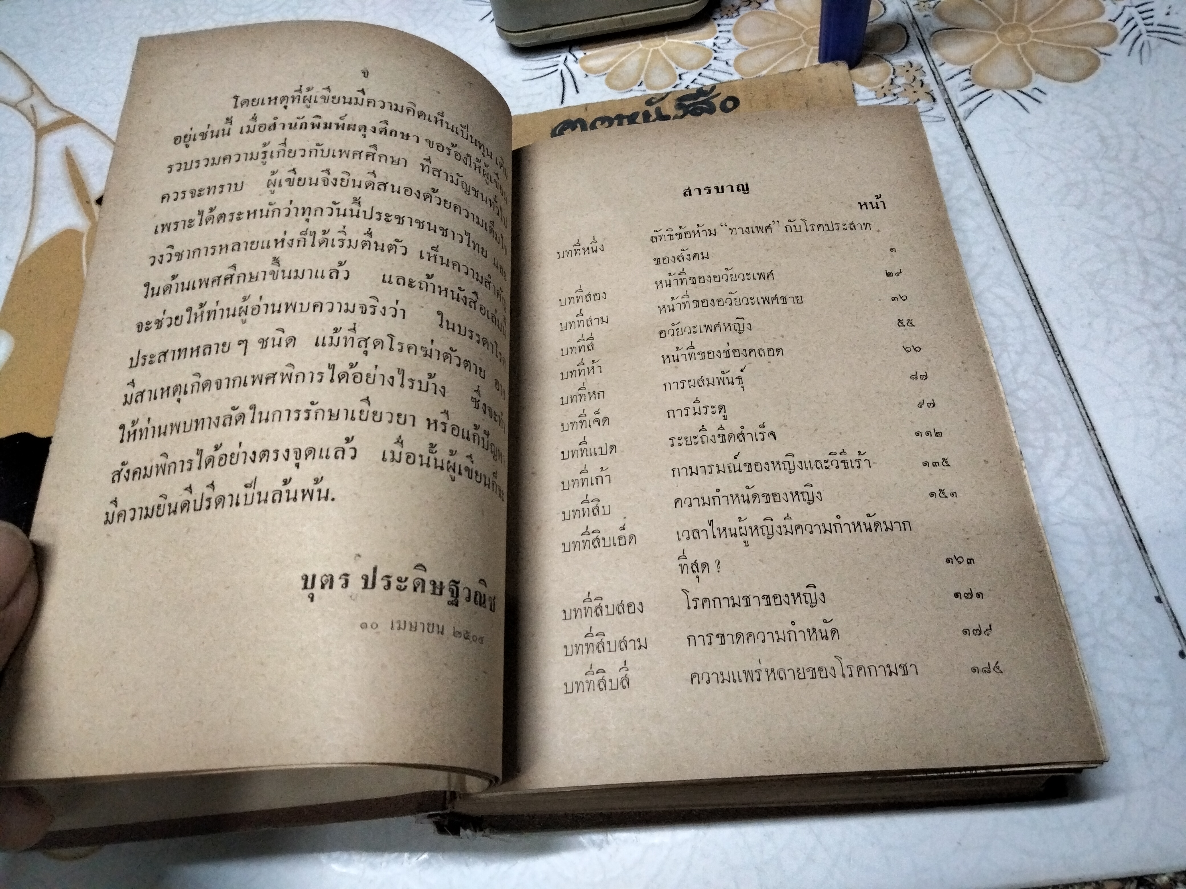 ไขปัญหา ความลับระหว่างเพศ โดย นายแพทย์บุตร ประดิษฐวณิช พิมพ์ปีพ.ศ 2504 สำนักพิมพ์ผดุงศึกษา **สินค้าหมด**