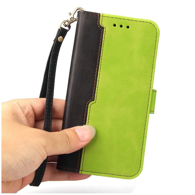 เคส Samsung Galaxy A13 5G #เคสฝาพับ แบบฝาพับสไตล์วินเทจแบบกระเป๋าสตางค์ Luxury Wallet Flip Phone Case