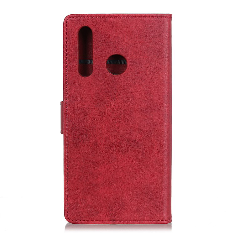 เคส Samsung Galaxy A20s #เคสฝาพับหนัง PU สไตล์กระเป๋าสตางค์ Matte PU Leather Wallet