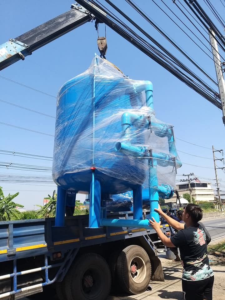 ถังกรองเหล็ก20นิ้วสำหรับกรองน้ำประปาหรือบาดาล