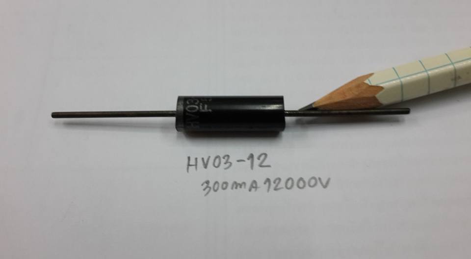 ขาย HV03-12 ไดโอด300MA12000V ไดโอด DIODE HIGH VOLTE ราคา ตัวละ . . . . หน่วย บาท